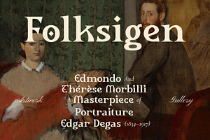 Folksigen - Display Serif Font