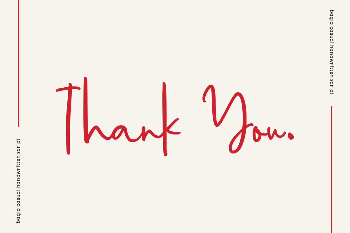 Bagla, a Handwritten Font by Muwatta Studio (Photo 10 of 10)
