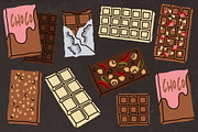 Chocolate & Candies Vector Cliparts, a Food Illustration by Panna Limon Store (Thumbnail 2 of 7)