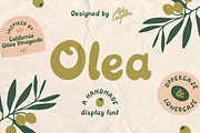 OLEA by Abby Leighton, a Font by Abby Leighton Studio (Thumbnail 1 of 4)