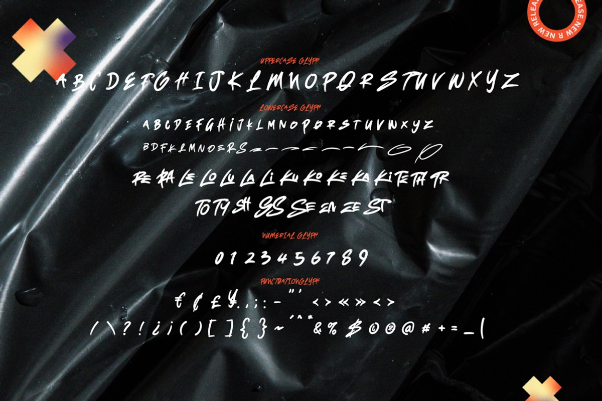 Sentreno - Dry Brush Font, a Handwritten Font by Dhabee (Photo 2 of 16)