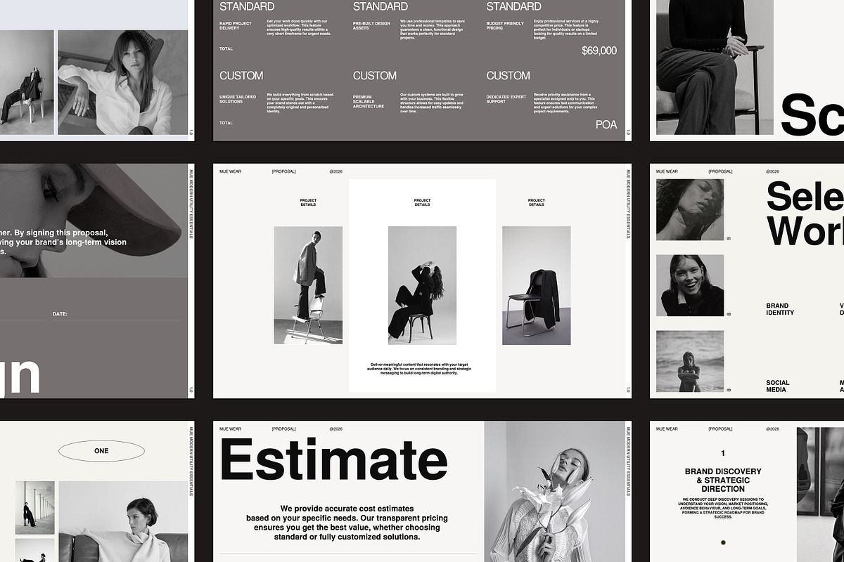 MUE | Brand Proposal, a Presentation Template by Minily (Photo 3 of 8)
