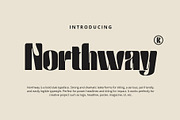 Northway, a Sans Serif Font by Damelev (Thumbnail 1 of 14)