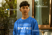 Sweatshirt Mockup, a Shirt Mockup by Simetrica Labs (Thumbnail 3 of 3)