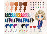Couple Chibi, Besties Clipart PNG, a Person Illustration by Podcliparts (Thumbnail 2 of 8)