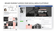 GirlBoss Pink Social Media Templates, a Social Media Template by Candor Creative (Thumbnail 2 of 4)