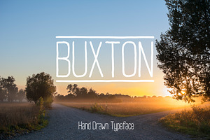 Buxton, Handwritten Font