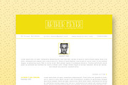 Stylish Resume / CV Template, a Resume Template by The Path (Thumbnail 4 of 4)