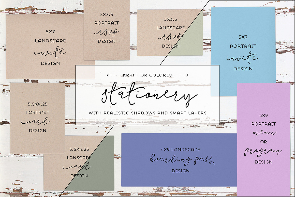 Rustic Stationery Mockup Creator, a Product Mockup by ILLONA GRAPHICS (Photo 5 of 7)