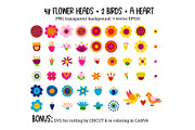 Folk Flowers. Folk Pattern, an Illustration by AvaAva (Thumbnail 24 of 26)