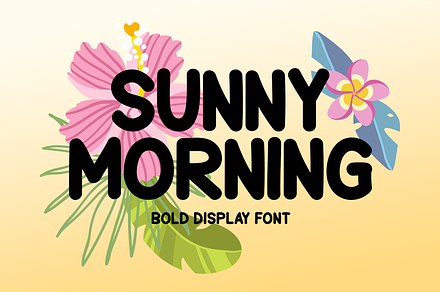 Sunny Morning Typeface