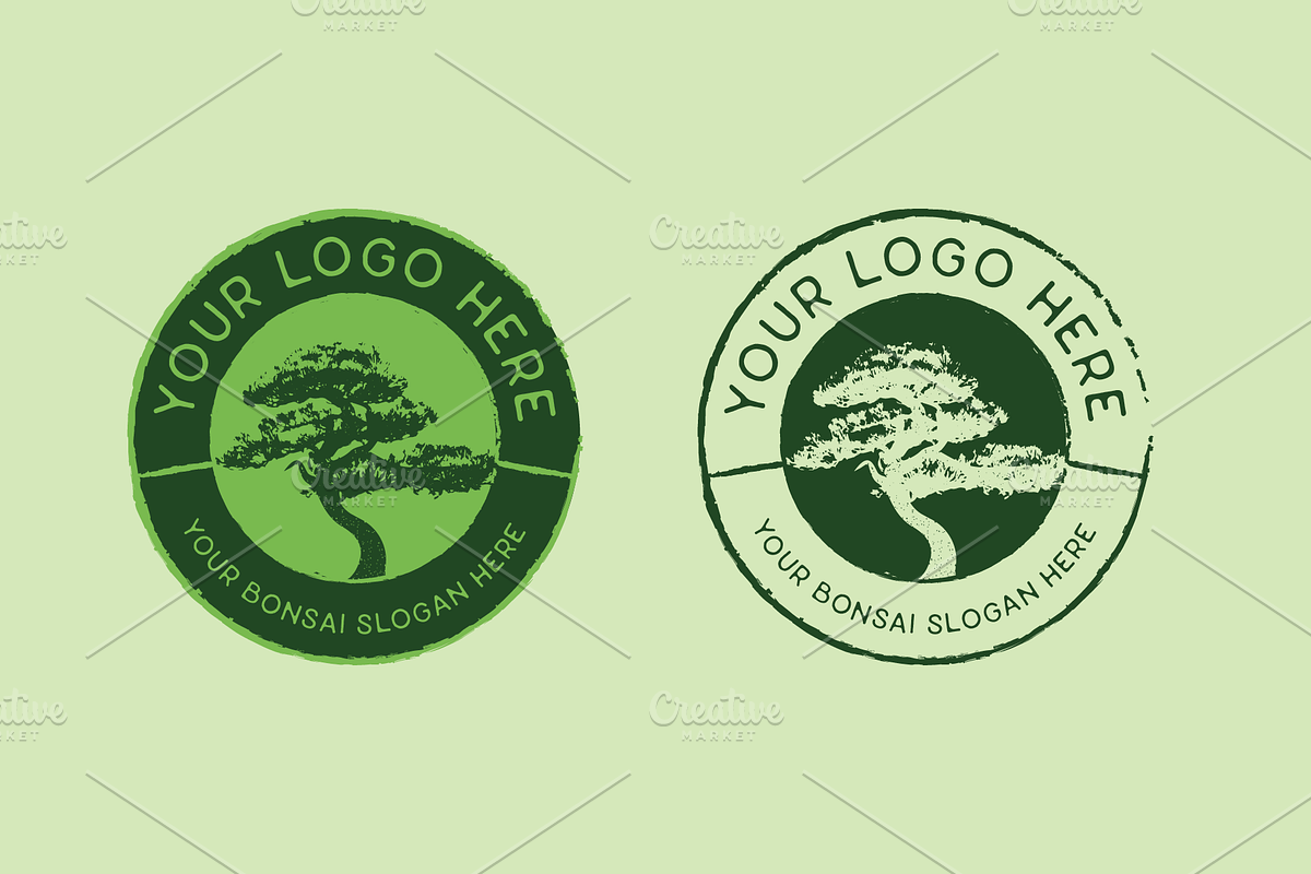 Bonsai Tree Logo Template, a Branding & Logo Template by MerdeneDesignStudio (Photo 3 of 4)