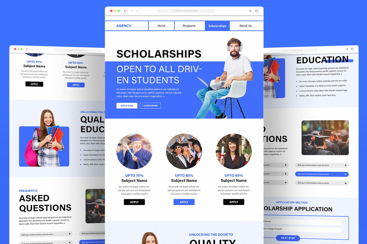 Scholarship Program Email Newsletter, an Email Template by ContestDesign (Photo 1 of 6)