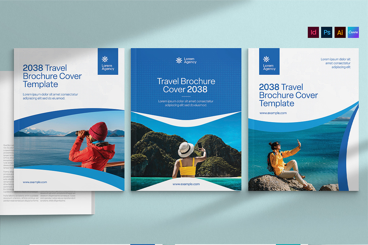 Travel Brochure Cover Template, a Brochure Template by BrandPacks (Photo 6 of 6)