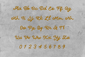 Anjello Monoline Comic Script