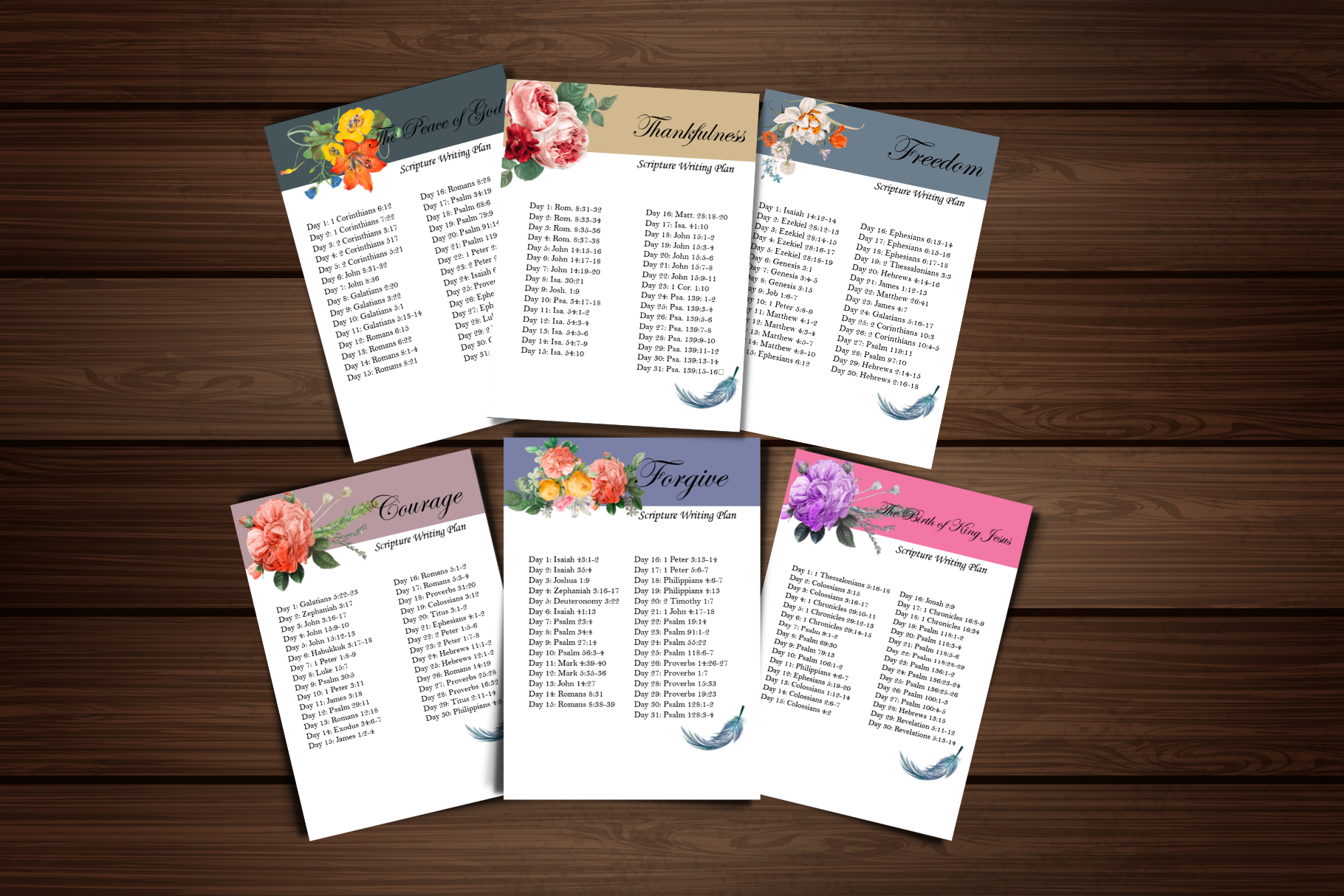 Scripture Writing Plans