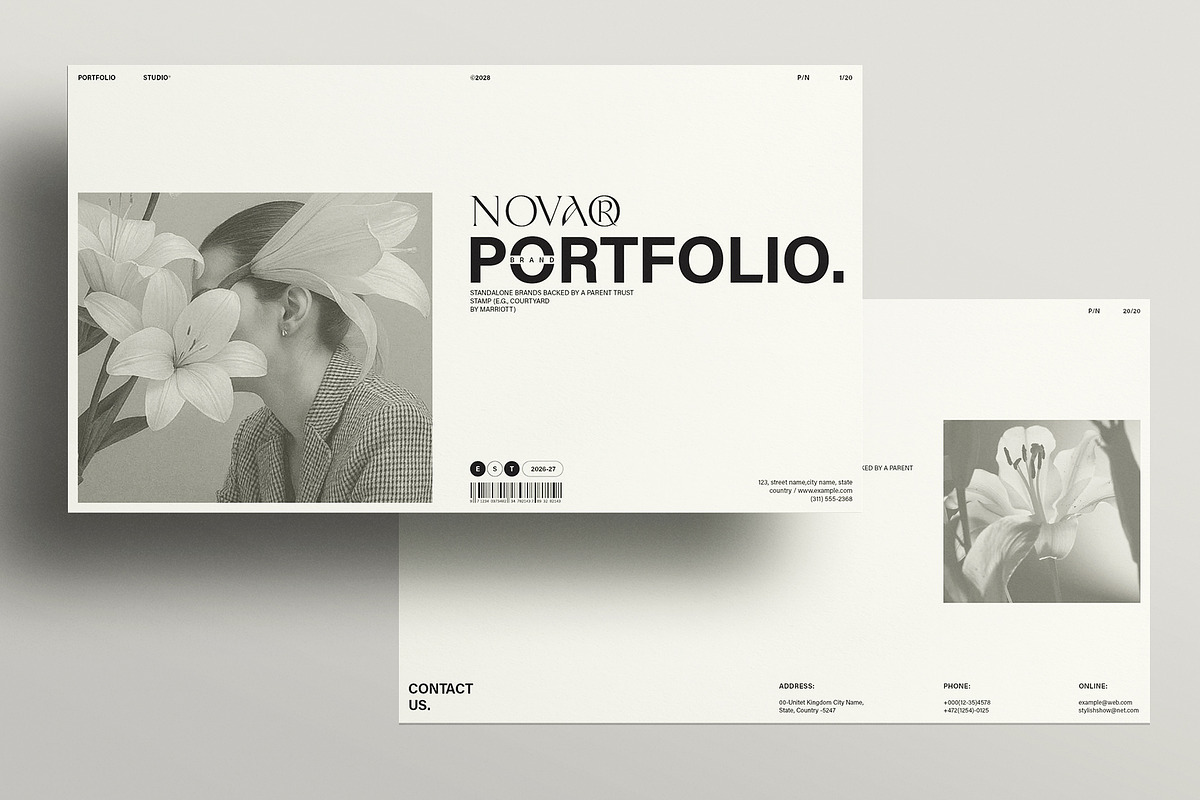Portfolio Presentation Template, a Presentation Template by Laycraft Studio (Photo 7 of 9)