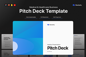 Pitch Deck Medical Business, a Presentation Template by pickolabstudio