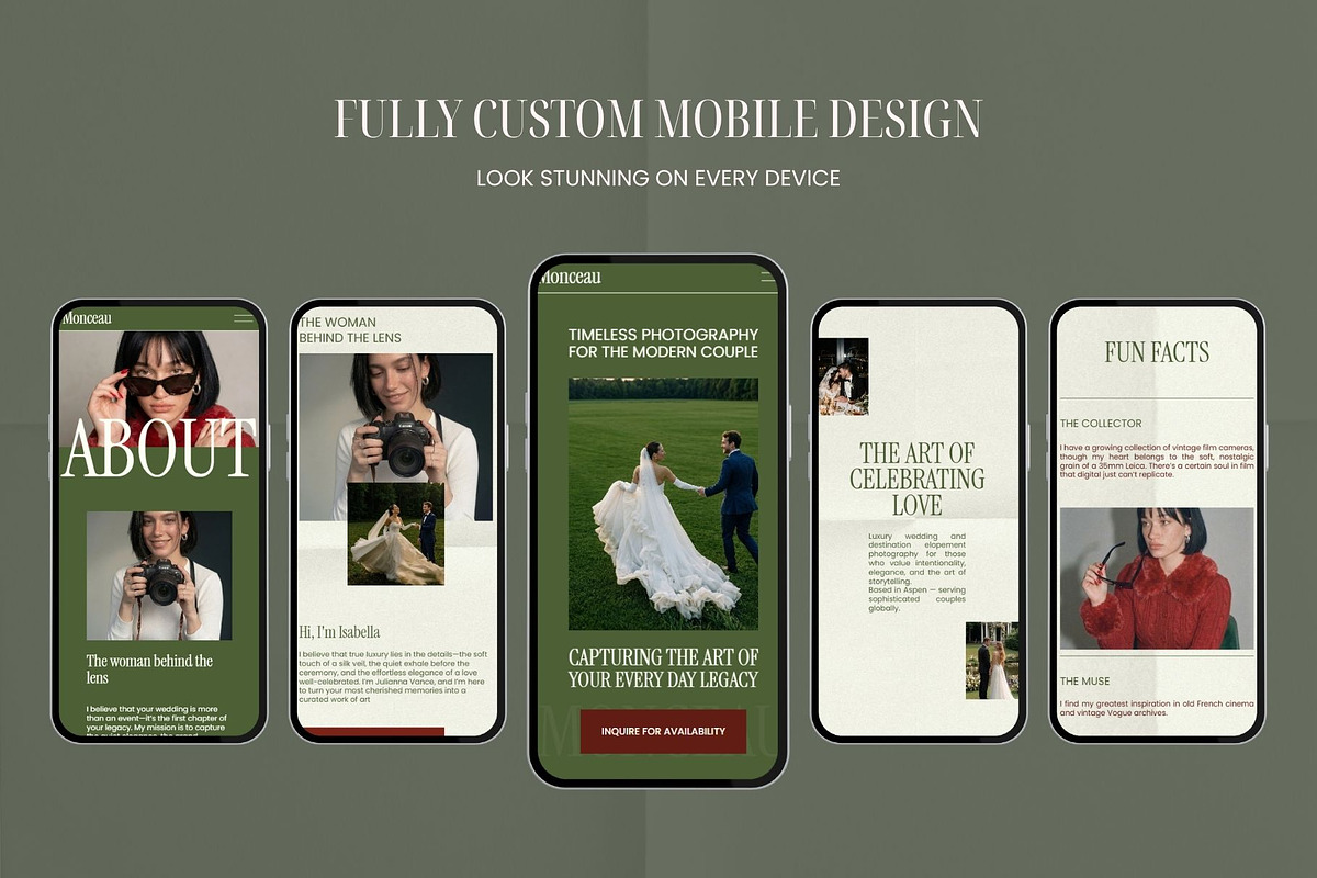 Photographer Squarespace Website, a Squarespace Template by OliaMuseDesign (Photo 8 of 9)