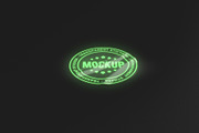 Fluorescent Stickers Mockup, an Advertising Mockup by Graphicboom (Thumbnail 3 of 4)