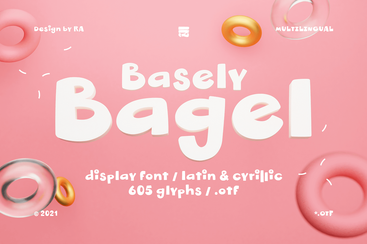 Basely Bagel - Display Font, a Slab Serif Font by Diacritics (Photo 1 of 5)