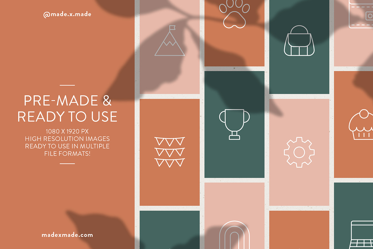 Popular Instagram Highlight Covers, a Social Media Template by Made by Made (Photo 5 of 7)