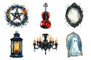 Dark Halloween Sublimation Clipart, an Illustration by Daily.Designs (Thumbnail 3 of 5)