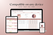 Subscriptions Tracker - Neutral, a Templates & Theme by The Creative Plans co (Thumbnail 7 of 10)