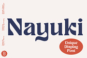 Nayuki Font, a Serif Font by Asenbayu (Thumbnail 1 of 14)
