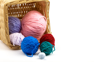 Colorful thread basket, a Beauty & Fashion Photo by BOOCYS