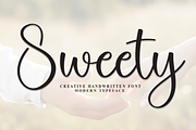 Sweety | Script Font, a Handwritten Font by Scratchones (Thumbnail 1 of 8)