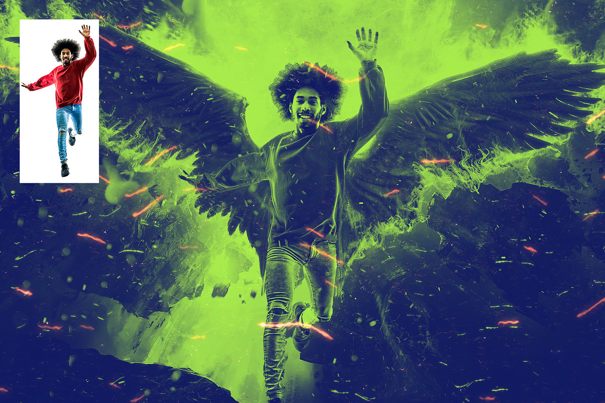 Lucifer Photoshop Template, a Poster Template by DuoFankaar (Photo 9 of 13)