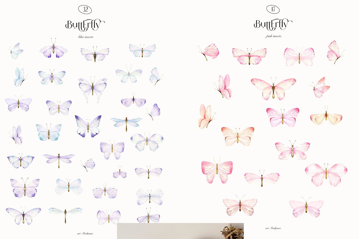 Entire Watercolor Bundle 11 in 1, a Decorative Illustration by ArtMaslyana (Photo 11 of 14)