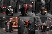 Bobo Spider-Noir, Clay 3D Clipart, a Seasonal Illustration by FactoryType Studio (Thumbnail 8 of 9)
