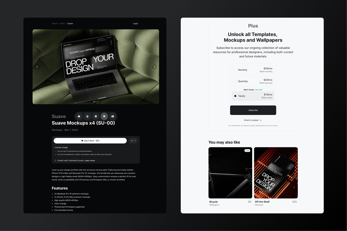 Estetiq — Personal Framer Template, a Landing Page Template by Slava Burian (Photo 4 of 5)