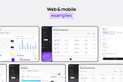 Banking Widget UI System, an UI Kit Template by VladTyzun (Thumbnail 5 of 8)