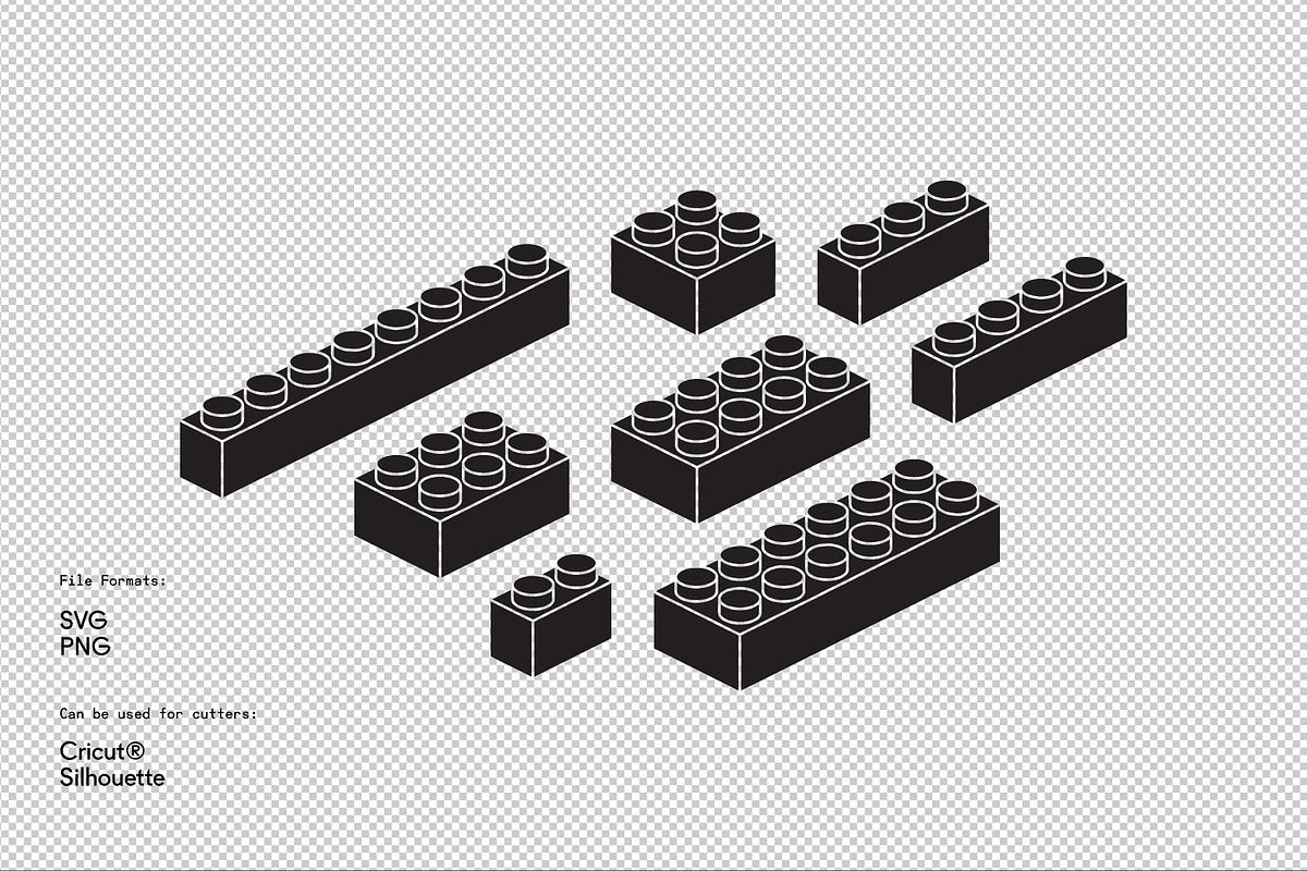 Lego - SVG - Cricut, Silhouette, an Education Illustration by Kessens (Photo 1 of 2)