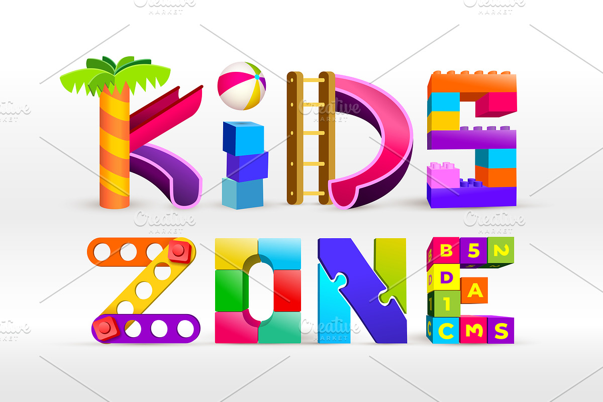 Kids Zone Playroom logo design, an Icon by Vector photo shop (Photo 3 of 3)