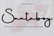 Santaboy, a Handwritten Font by FreshTypeINK (Thumbnail 1 of 8)