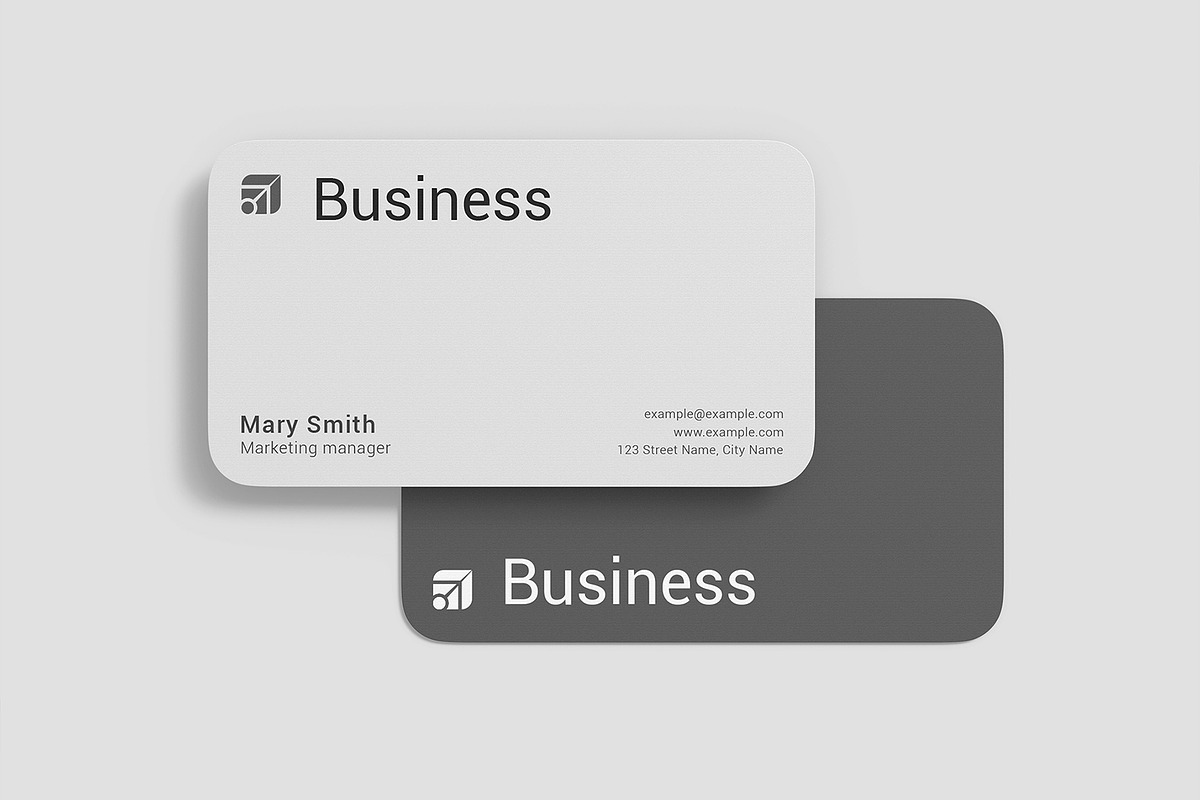 Realistic Business Card Mockup, an Advertising Mockup by graphypix (Photo 3 of 4)