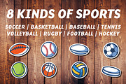 32 Sports Logos Bundle, a Branding & Logo Template by TSRY (Thumbnail 2 of 3)
