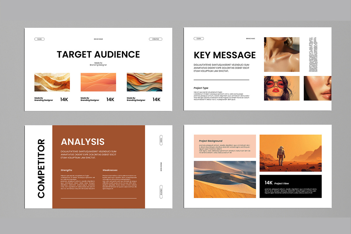 Minimal Creative Brief Presentation, a Presentation Template by MightyDesign (Photo 3 of 8)