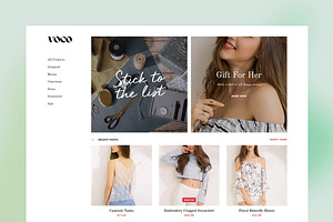 Voco: Blogger Theme for Store