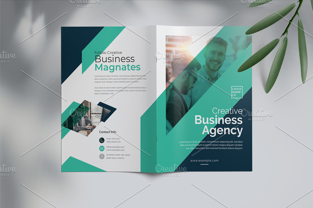 Agency Bifold Brochure, a Brochure Template by Cristal Pioneer (Photo 2 of 3)