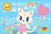 Happy Time, an Animal Illustration by Helga Lukas (Thumbnail 2 of 11)