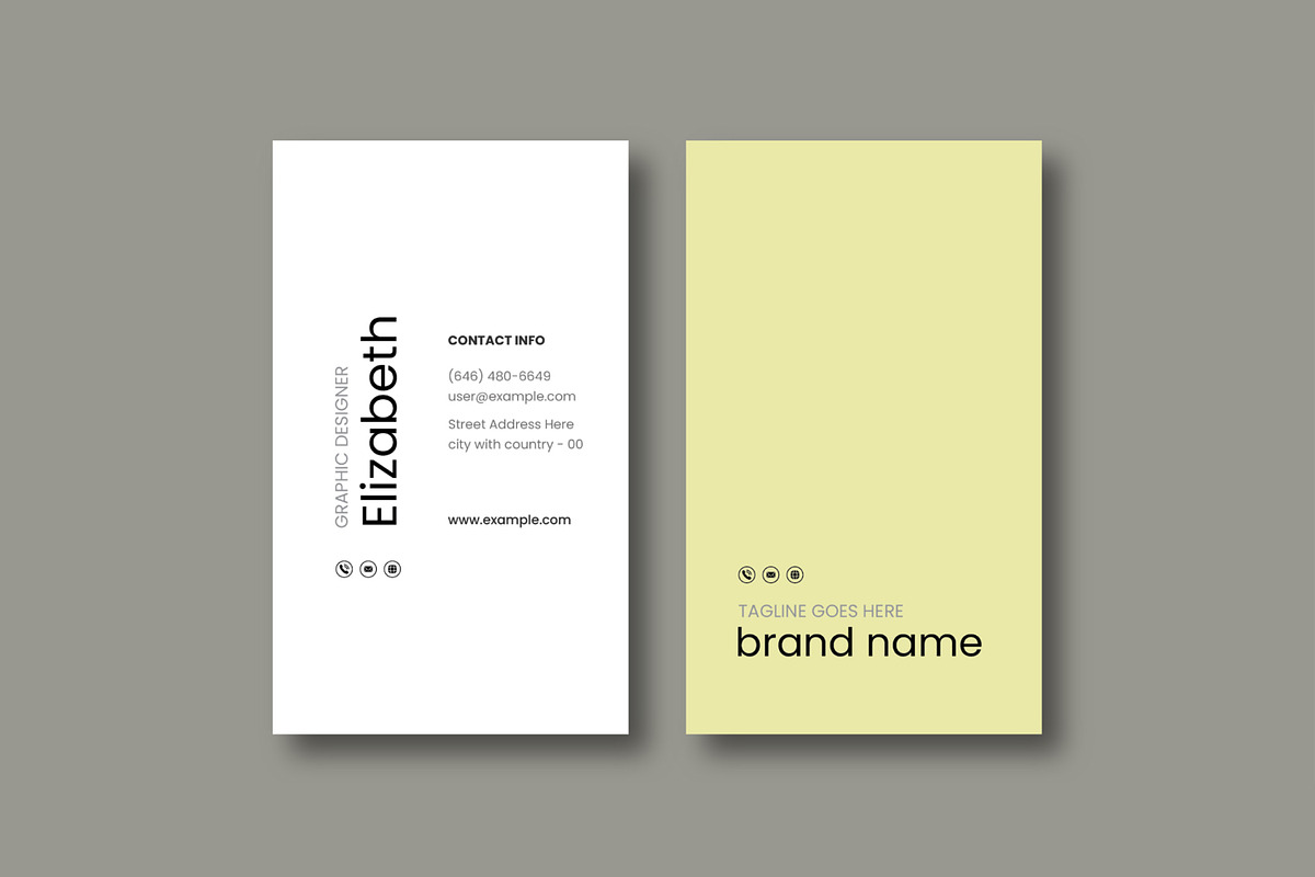Minimalist ID Card Template preview 3
