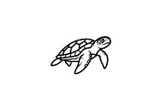 50 Sea Turtle Vector Silhouette Bund, an Illustration by jahid234 (Thumbnail 19 of 51)