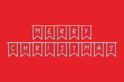 Happy Banner, a Symbol Font by Fourteen Letter (Thumbnail 4 of 6)