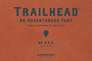 Trailhead – An Adventurous Font, a Serif Font by Komet & Flicker (Thumbnail 1 of 15)