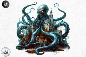 The Call Of Cthulhu Clipart Set